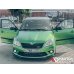 Накладка сплиттер на передний бампер на Skoda Fabia II RS